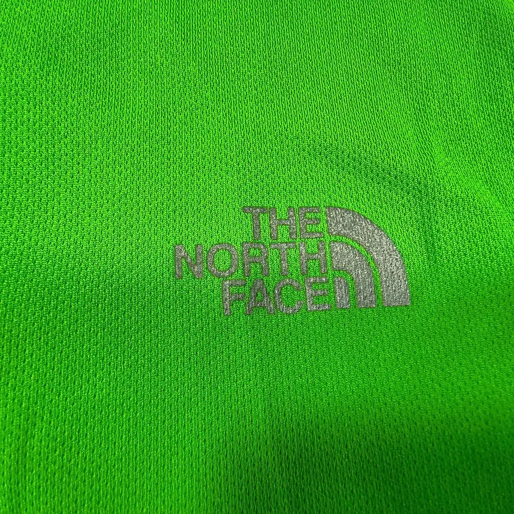 The North Face Casual Crew Neck Graphic T-Shirt Mens Size XL Green White